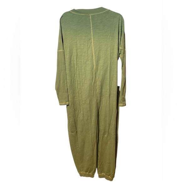 Intimately Free People Green Cotton Jumpsuit Romper Size S/P - Picture 3 of 5